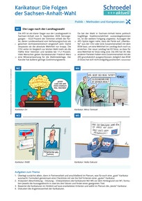 Produktabbildung zu Karikatour: Die Folgen der Sachsen-Anhalt-Wahl - - Politik ab Klasse 10