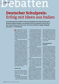 Produktabbildung zu Deutscher Schulpreis: Erfolg mit Ideen aus Italien