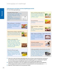 Seite 36 - Aktuelle Ernährungsempfehlungen der DGE (Stand: März 2024)