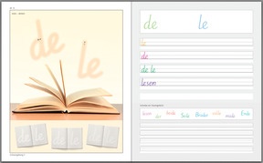 Beispielseite de - le