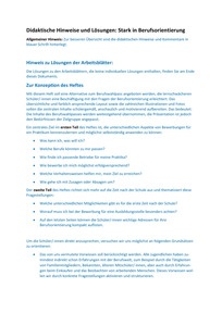 Produktabbildung zu Lösungen und didaktische Hinweise zum Arbeitsheft