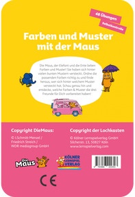Farben und Muster mit der Maus 3-4. Rückseite