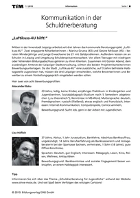 Produktabbildung zu Kommunikation in der Schuldnerberatung - Luftikuss-4U hilft!