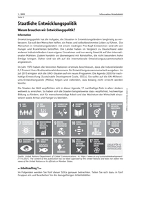 Produktabbildung zu Staatliche Entwicklungspolitik - Ausgabe 1/2022