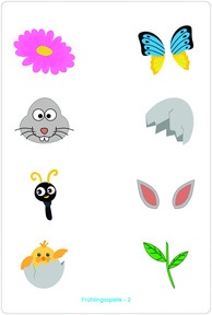 Beispielkarte: Frühlingsspiele