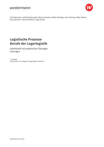 Probeseiten Logistische Prozesse - Berufe der Lagerlogistik - Arbeitsheft-Lösungen zum Download, 13. Auflage 2026