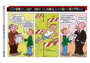 Produktabbildung zu Ausbildungsvertrag - Karikatur