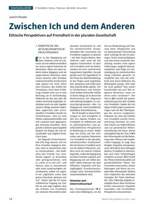 Produktabbildung zu Zwischen Ich und dem Anderen - Ethische Perspektiven auf Fremdheit in der pluralen Gesellschaft