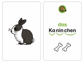 Beispielkarte «Das Kaninchen»