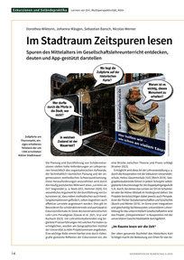 Produktabbildung zu Im Stadtraum Zeitspuren lesen - Spuren des Mittelalters im Gesellschaftslehreunterricht entdecken, deuten und App-gestützt darstellen