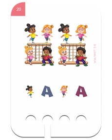 Was fehlt. Beispielkarte Kinder