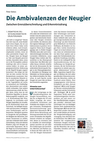 Produktabbildung zu Die Ambivalenzen der Neugier - Zwischen Grenzüberschreitung und Erkenntnisdrang