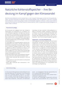 Produktabbildung zu Natürliche Kohlenstoffspeicher - ihre Bedeutung im Kampf gegen den Klimawandel - Diercke 360° - Heft 2/2025
