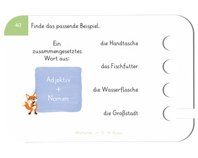 Beispielkarte «Zusammengesetzte Wörter»