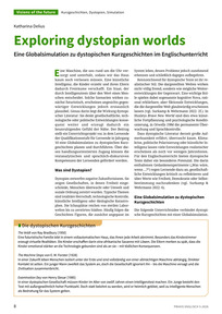 Produktabbildung zu Exploring dystopian worlds - Eine Globalsimulation zu dystopischen Kurzgeschichten im Englischunterricht