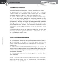 Produktabbildung zu Themenwelt der Zahl: Ostereiersuche - Kommentar - Monatsspecial April 2017