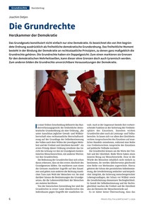 Produktabbildung zu Die Grundrechte - Herzkammer der Demokratie