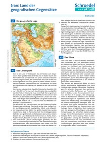 Produktabbildung zu Iran: Land der geografischen Gegensätze - - Erdkunde ab Klasse 7