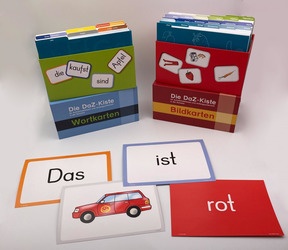 DaZ-Kiste: Wort- und Bildkarten - Das Auto ist rot