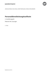 Probeseiten Personaldienstleistungskaufleute - 2. Ausbildungsjahr - Material inklusive Lösungen Download, 5. Auflage 2026