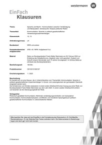 Produktabbildung zu Sprache und Macht - Kommunikation zwischen Verständigung und Manipulation. Schwerpunkt: Analyse politischer Reden | Kommunikation: Sprache in politisch-gesellschaftlichen Verwendungszusammenhängen - Rede von Bundespräsident Frank-Walter Steinmeier am 29. Februar 2024