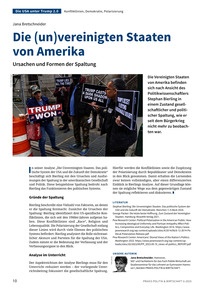 Produktabbildung zu Die (un)vereinigten Staaten von Amerika - Ursachen und Formen der Spaltung