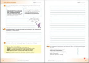 Deutsch mit Flex und Flora - Texte schreiben 6 - S. 52-53: Einen Bericht schreiben