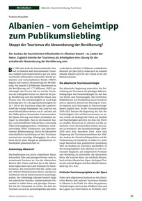 Produktabbildung zu Albanien – vom Geheimtipp zum Publikumsliebling - Stoppt der Tourismus die Abwanderung der Bevölkerung?