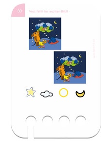 Was fehlt mit der Maus 5-6+. Kartenbeispiel träumen