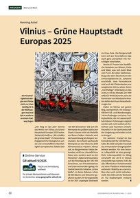 Produktabbildung zu Vilnius – Grüne Hauptstadt Europas 2025