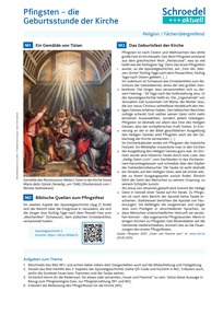 Produktabbildung zu Pfingsten - die Geburtsstunde der Kirche - - Religion / Fächerübergreifend ab Klasse 8