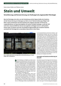 Produktabbildung zu Stein und Umwelt - Verwitterung und Konservierung von Kulturgut als angewandte Petrologie