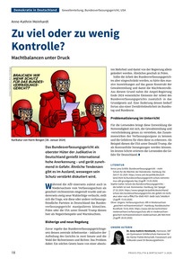 Produktabbildung zu Zu viel oder zu wenig Kontrolle? - Machtbalancen unter Druck