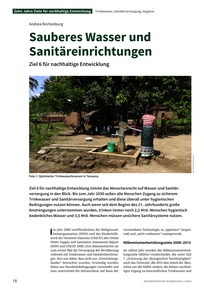 Produktabbildung zu Sauberes Wasser und Sanitäreinrichtungen - Ziel 6 für nachhaltige Entwicklung