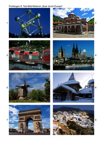 Quer durch Europa Bildkarten 1-16