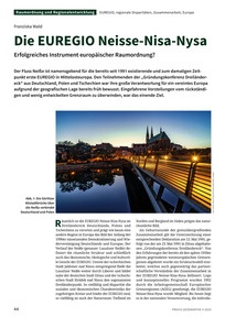 Produktabbildung zu Die EUREGIO Neisse-Nisa-Nysa - Erfolgreiches Instrument europäischer Raumordnung?