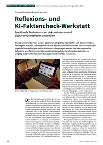 Produktabbildung zu Reflexions- und KI-Faktencheck-Werkstatt - Emotionale Desinformation dekonstruieren und digitale Prüfmethoden anwenden