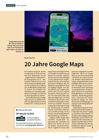 Produktabbildung zu 20 Jahre Google Maps