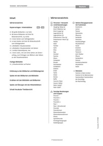 Wörterverzeichnis Vocabular Kopiervorlagen Familie und soziales Umfeld