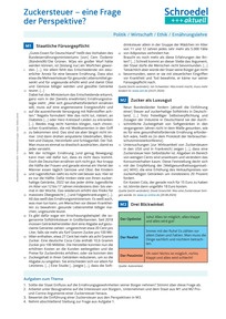 Produktabbildung zu Zuckersteuer - eine Frage der Perspektive? - - Politik / Wirtschaft / Ethik ab Klasse 9