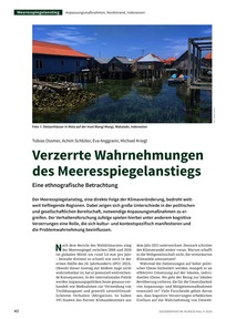 Produktabbildung zu Verzerrte Wahrnehmungen des Meeresspiegelanstiegs - Eine ethnografische Betrachtung