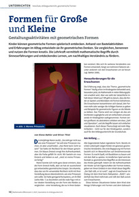 Produktabbildung zu Formen für Große und Kleine - Gestaltungsaktivitäten mit geometrischen Formen