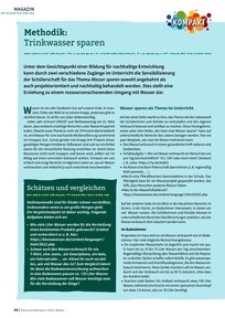 Produktabbildung zu Methodik - Trinkwasser sparen
