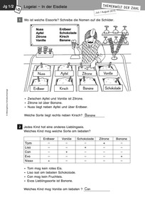 Produktabbildung zu Themenwelt der Zahl: Sommer-Logeleien - Lösungen - Monatsspecial Juli/August 2015