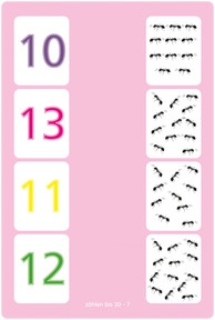 Beispielkarte 1: Zählen bis 20