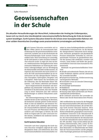 Produktabbildung zu Geowissenschaften in der Schule