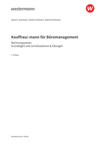 Probeseiten Kaufmann/Kauffrau für Büromanagement - Rechnungswesen - Schulbuch, 4. Auflage 2024