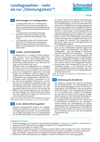 Produktabbildung zu Landtagswahlen - mehr als nur "Stimmungstests"? - - Politik ab Klasse 9