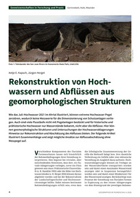 Produktabbildung zu Rekonstruktion von Hochwassern und Abflüssen aus geomorphologischen Strukturen