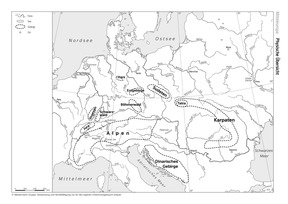 Produktabbildung zu Mitteleuropa - Physische Übersicht